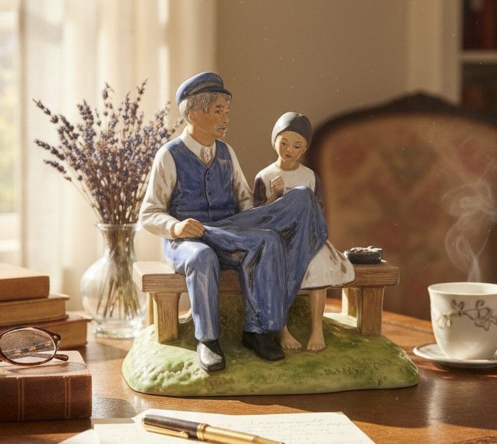 Norman Rockwell The Lighthouse Keeper's Daughter Porcelain Figurine 1979